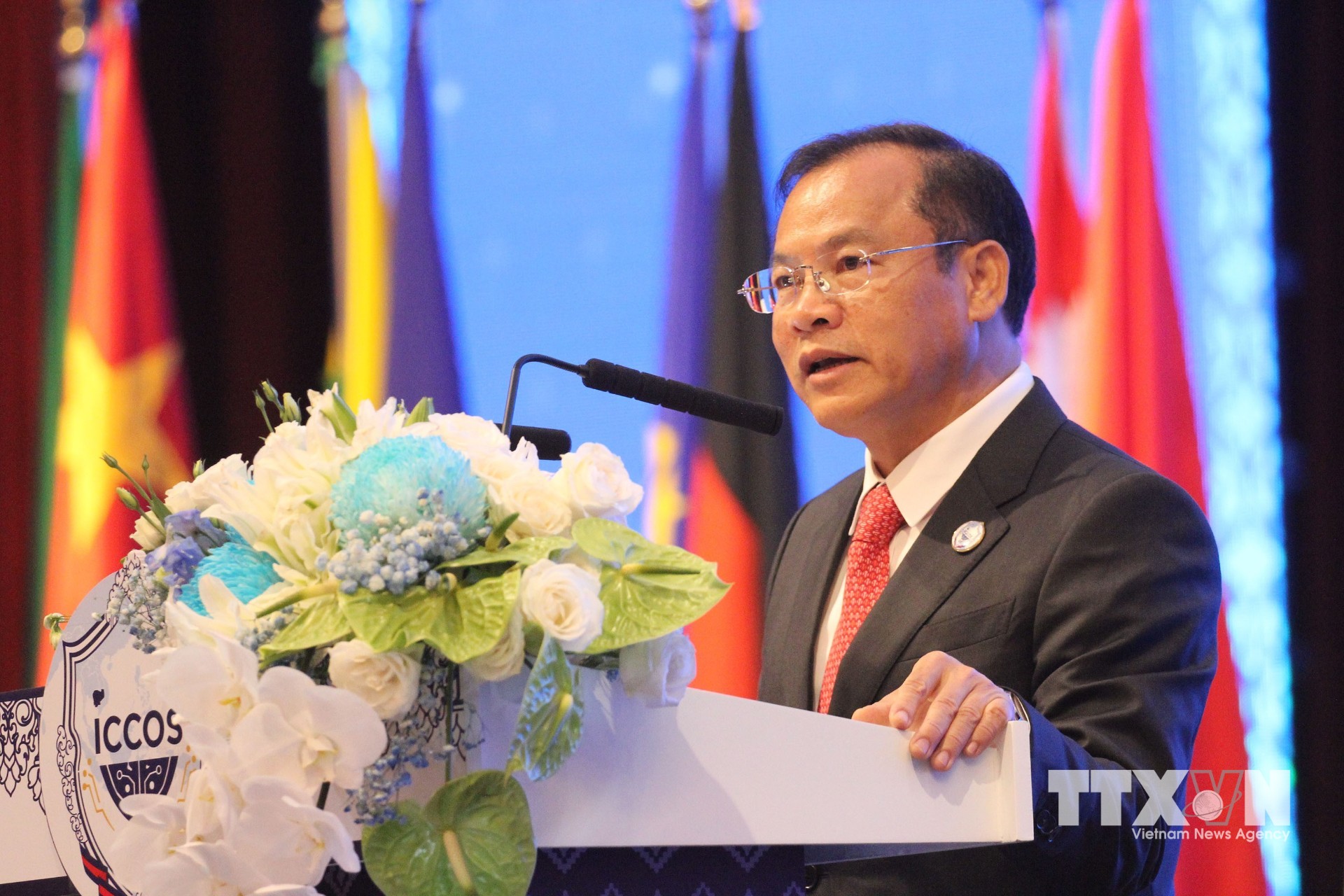 Ngày 23/9/2026, Thứ trưởng Bộ Công an Nguyễn Văn Long phát biểu tại phiên họp “Lừa đảo trực tuyến - Tình trạng khẩn cấp toàn cầu”. (Ảnh: Minh Hưng /TTXVN)